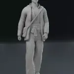 KUNG FUv- Kwai Chang Caine David Carradine - 2 Figure Set - 1:18