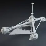 JAMES BOND 007 - MOONRAKER DRAX Space Station - 8 inches long 2 Shuttles