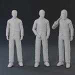 Lost in Space Characters - Fugitives in Space - 3D Printed - 1:24 scale