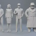 Fantastic Four 4 - 8 Figure Set - 1:24