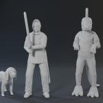 Lost in Space Characters - Questing Beast - 3D Printed - 1:24 scale