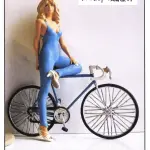 Charlies Angels - Farrah Fawcett Majors 1980's Iconic Bike Poster Pose - 4.5 inches