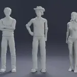 Dukes of Hazard - 7 Figure Set - 1:24 1:18
