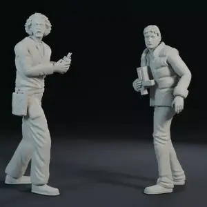 Back to the Future - Doc and Marty - Twin Pines Mall Version - 1:24 1:18