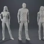 Fast and Furious - Set 1 - Deckard Roman Tej Letty Dom Mia Han Brian - 1:24 1:18