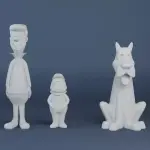 The Jetsons - George Jane Elroy Judy Astro Rosie and Mr Spacely - 1:24
