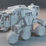 Aliens - Hadley's Hope Jorden's Tractor plus 10 figures - 1:35