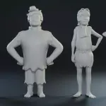 FLINTSTONES - Pebbles and Bamm Bamm - 11 Piece Set
