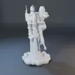 The Rocketeer and Betty - In flight - 1:18