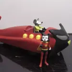 Courageous Cat and Minute Mouse - Car and 2 Figure Set
