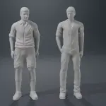 JAMES BOND 007 - LITTLE NELLIE - Q Connery Driver - 3 Figure Set -1:43