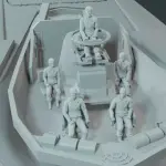 Fantastic Voyage Proteus 10" Submarine - Plus 14 Figure Set