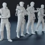 Ghostbusters - 10 Piece Set - 1:24 1:18