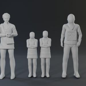 Lost in Space Characters - Dream Monster - 3D Printed - 1:24 scale