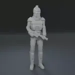 Battlestar Galactica - Adama Apollo Starbuck and Cyclon - 1:24