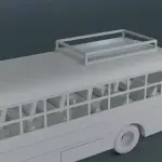 The Partridge Family Bus - 10" 6 Piece Bus and 7 FIGURES - 1:35
