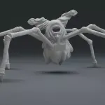 The Thing - John Carpenter - Head Spider - NECA and 1:6