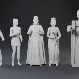 Lost in Space Characters -  Princess of Space  - 3D Printed - 1:24 scale