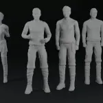 Star Trek - Mirror Mirror - Kirk Uhura Scotty McCoy - BONUS SPOCK - 5 Figure Set - 1:32