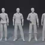 LOST - TV SHOW CAST Collection - 46 Figures - 1:24 1:18