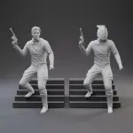 The Rocketeer - Betty Peevy Lothar Butch - 8 Piece Set - 1:24