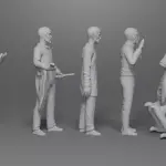 The Outer Limits - 5 Figure Set - 1:18