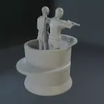 Jonny Quest - Villain Hover Craft - 1:24