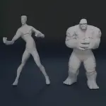 Fantastic Four 4 - 4 Figure Set - 1:24