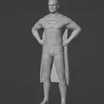 SUPERMAN Christopher Reeves OR George Reeves - 6 inches Tall
