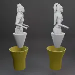 I Dream of Jeannie Bottle Stopper - Set of 2 Jeannie & Evil Sister