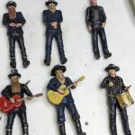 Back to the Future - ZZ TOP BAND or Concert version - 3 Figure Set - 1:24 1:18