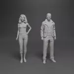 Grease - Grease Lightning and Thunder Road - 10 Figure set