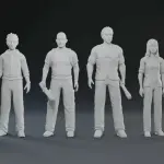 LOST - TV SHOW CAST Collection - 46 Figures - 1:24 1:18