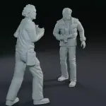 Back to the Future - Doc and Marty - Twin Pines Mall Version - 1:24 1:18