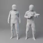 SHADO UFO - 18 Figure Set - 1:48 1:24