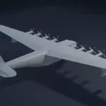 The Spruce Goose - Howard Hughes HK-1 Hercules - Over 5.0 inches wide