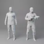 SHADO UFO - 18 Figure Set - 1:48 1:24