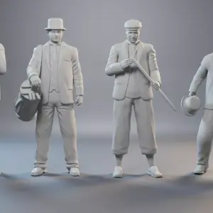 James Bond Villains - Dr No Odd Job (x2) Goldfinger - Set 1 - 1:18