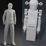 Lost in Space Characters - Hunter's Moon - 3D Printed - 1:24 scale