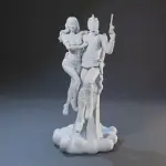 The Rocketeer and Betty - In flight - 1:18
