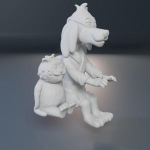 Hong Kong Phooey and Spot - Cartoon Series - 1:24