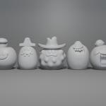 Pillsbury Funny Face - 7 Piece - Goofy Grape Lefty Lemon Loudmouth Lime Freckle Face Strawberry and more