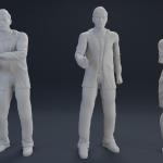 Man from UNCLE and April Dancer - 3 Figure Set - 1:35 1:24